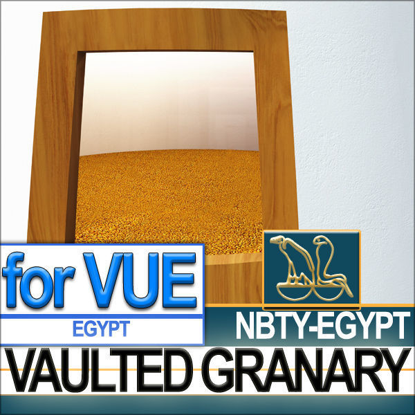 Ancient Egyptian Vaulted Granary 3D model_6
