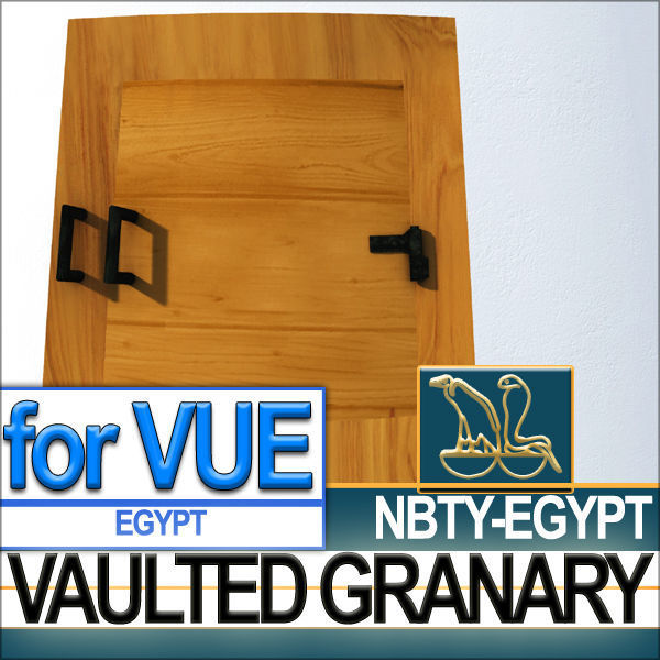 Ancient Egyptian Vaulted Granary 3D model_5