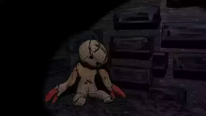 haunted doll Free 3D model