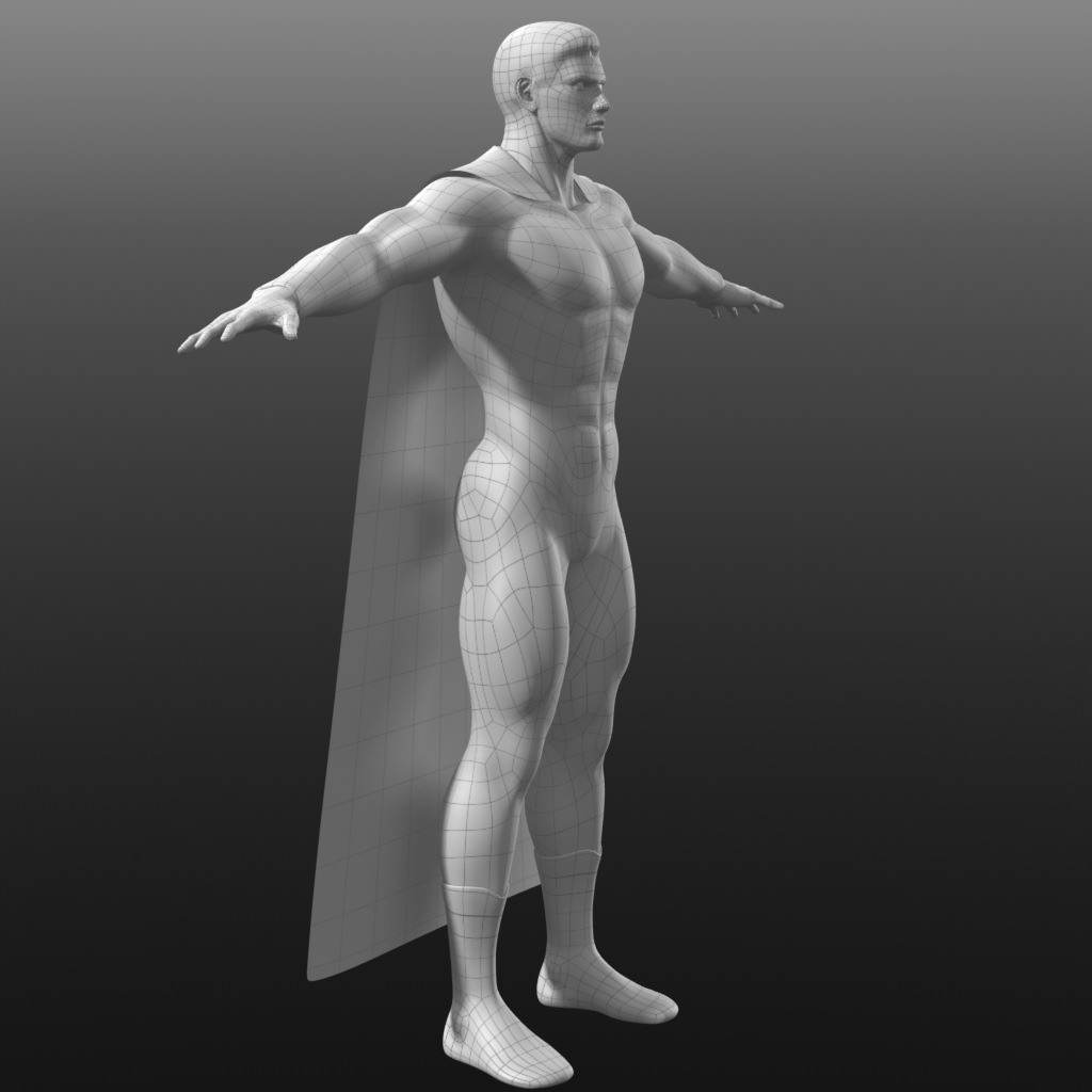 Kingdom Come Costume Low-poly 3D model_5