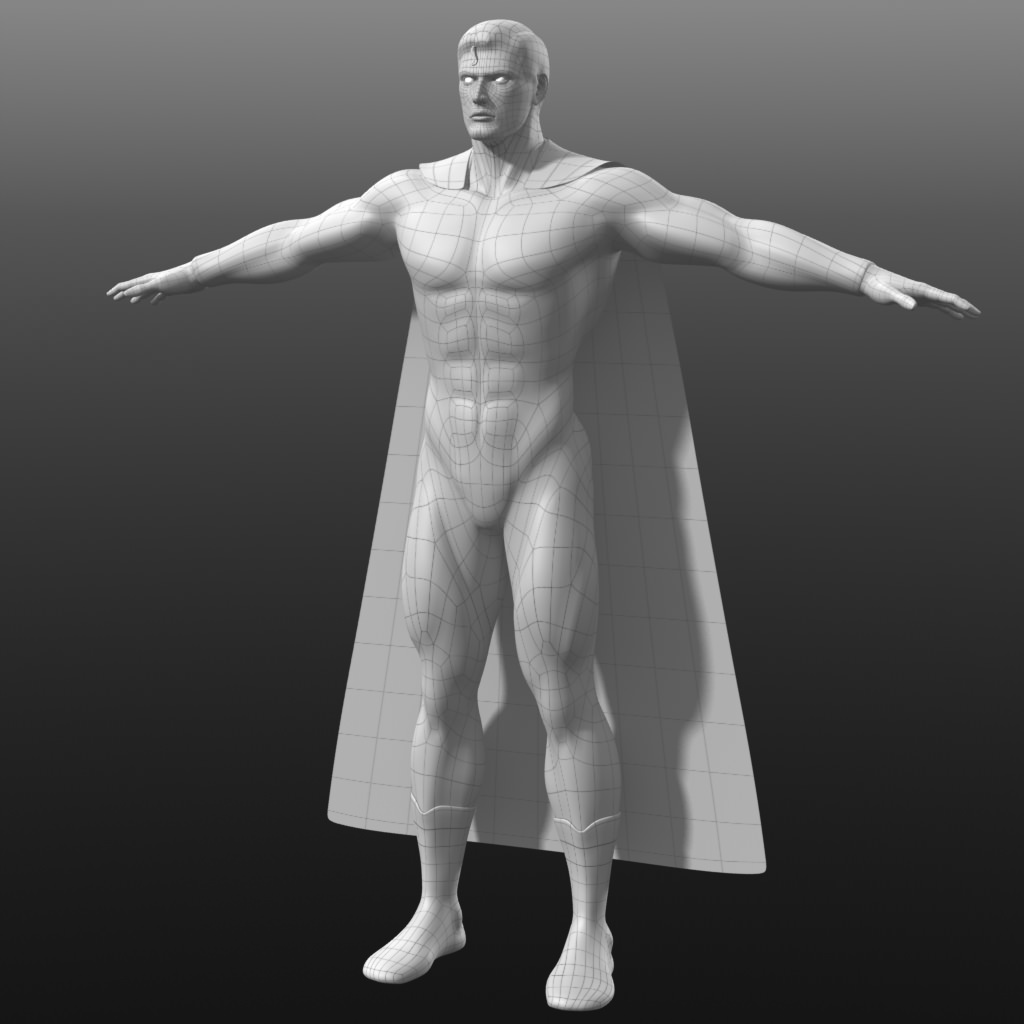 Kingdom Come Costume Low-poly 3D model_4
