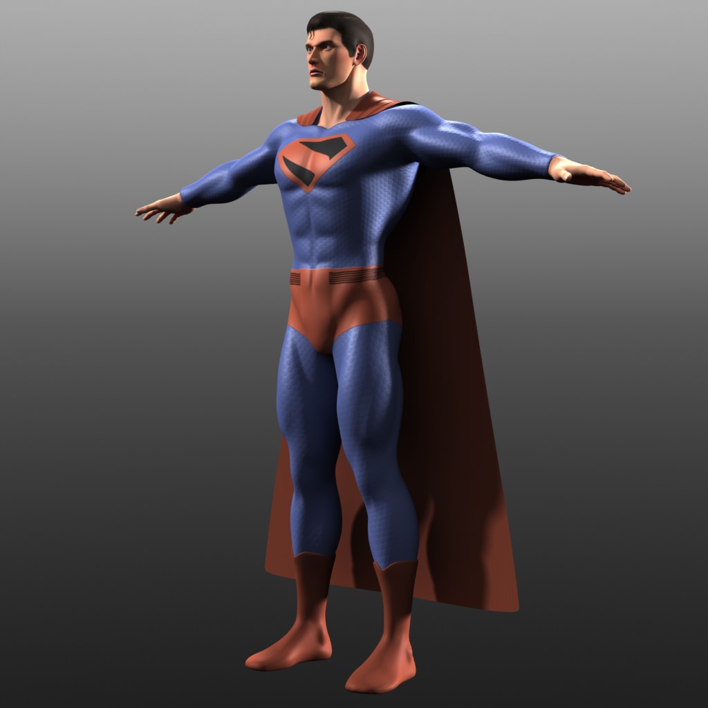 Kingdom Come Costume Low-poly 3D model_3