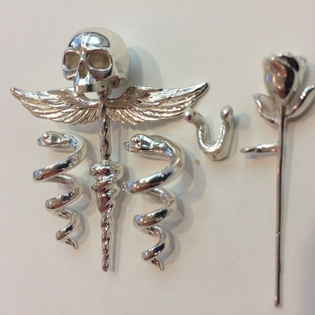 SkullSnake prefabricated  3D print model_1