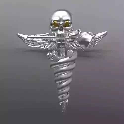 SkullSnake prefabricated  3D print model