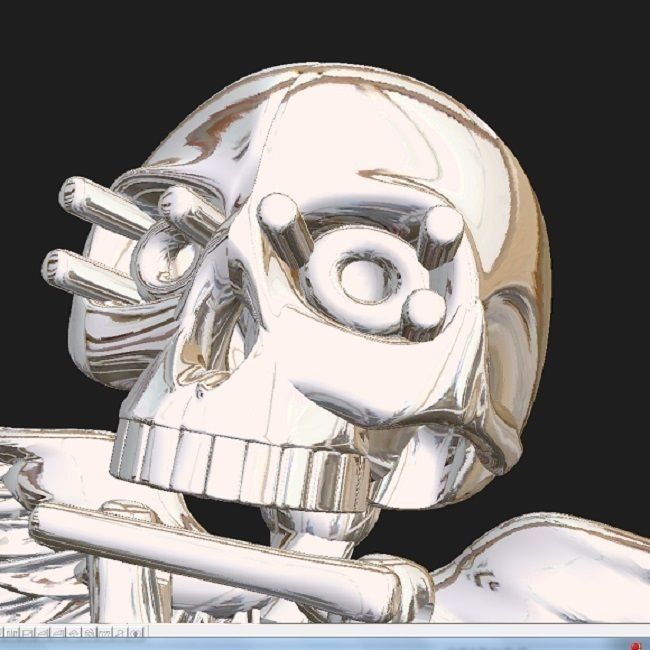 SkullSnake prefabricated  3D print model_4