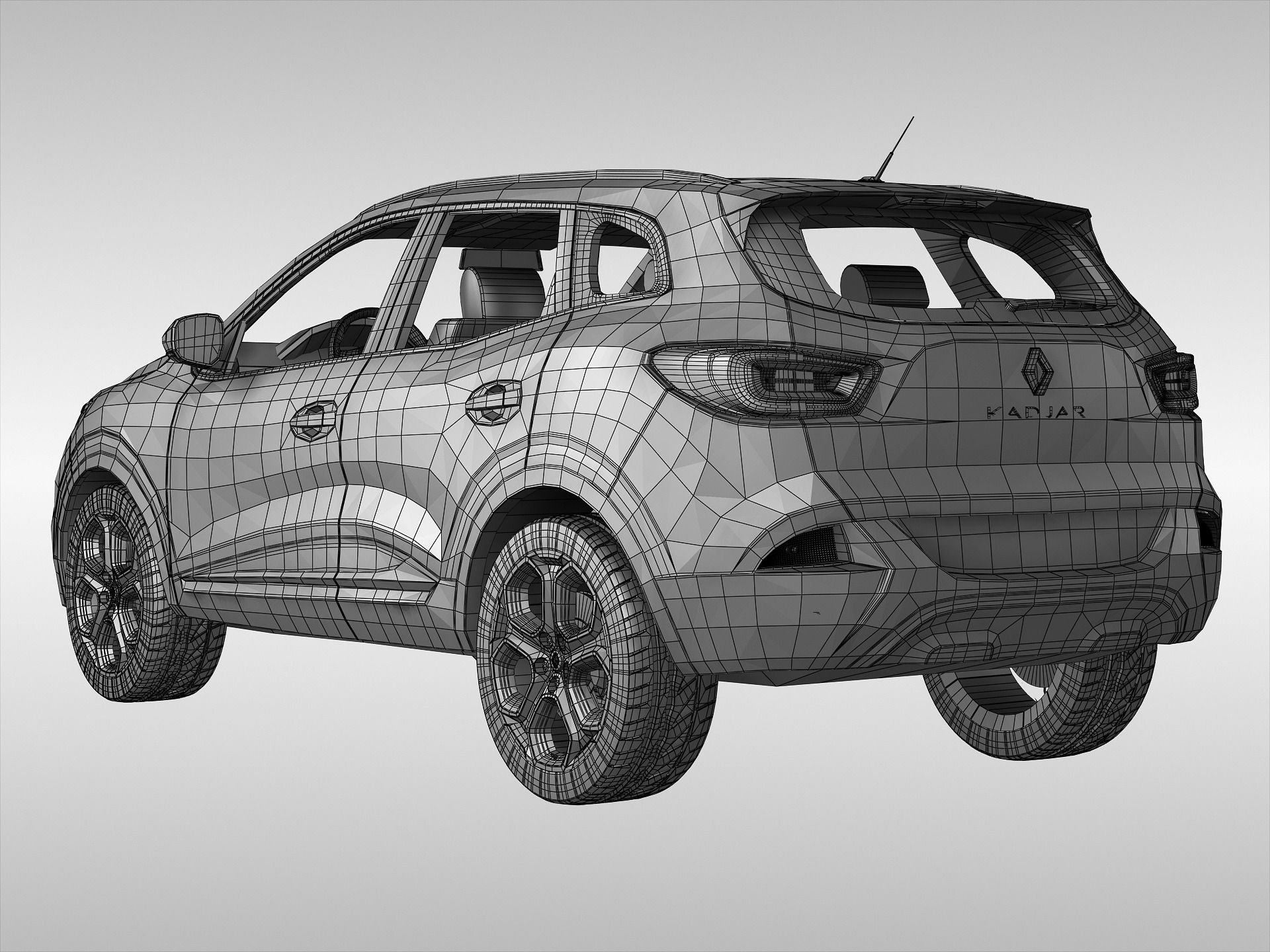 Renault Kadjar 2016 3D model_8