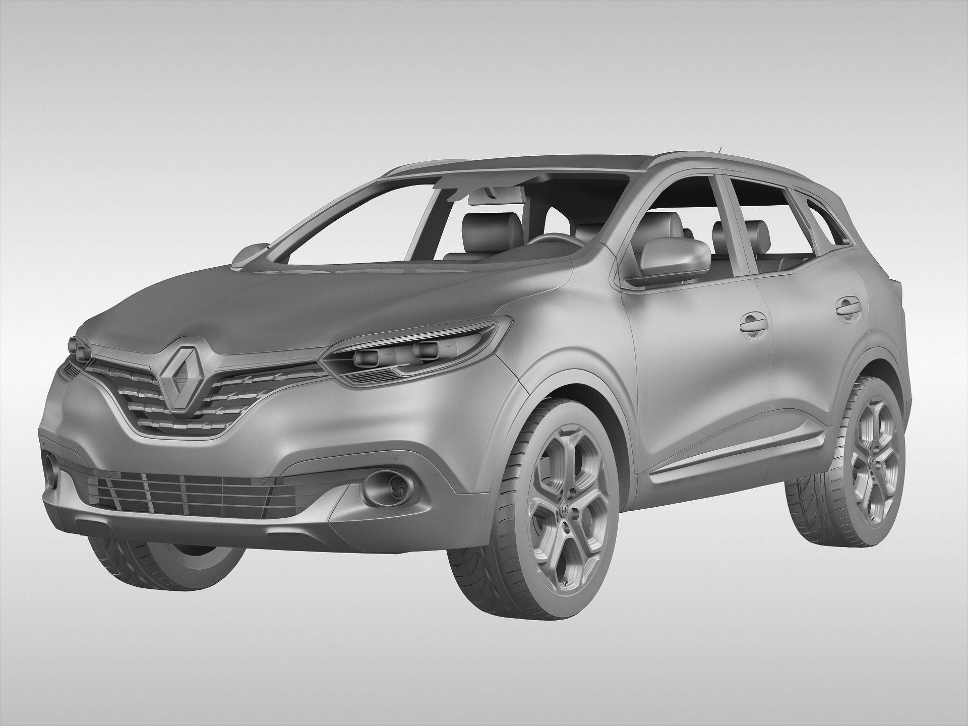 Renault Kadjar 2016 3D model_5