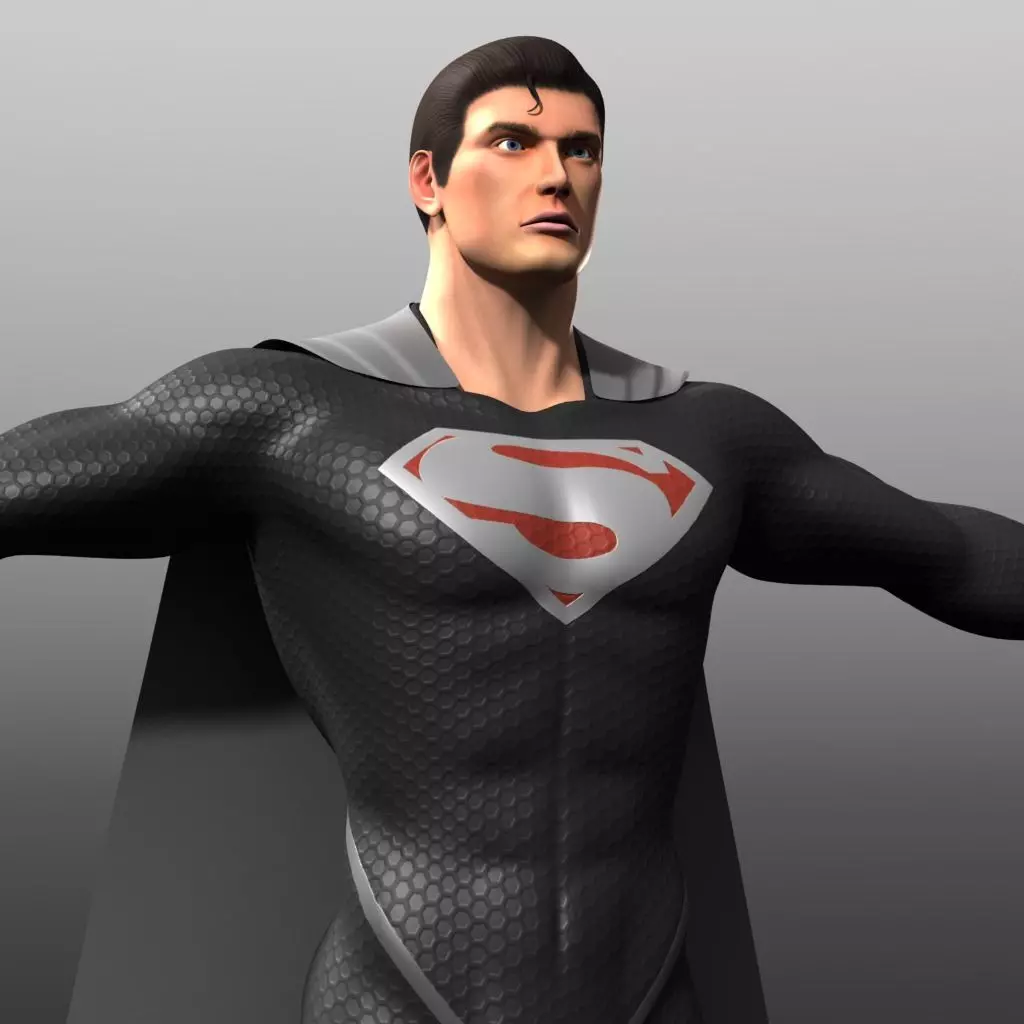 Reign of Supermen Costume Low-poly 3D model