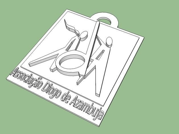 Porta chaves ADA Free 3D print model_1