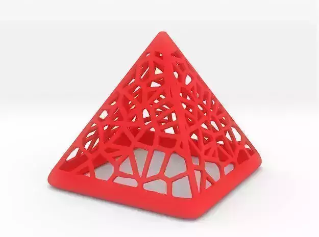 Wired Pyramid 3D print model
