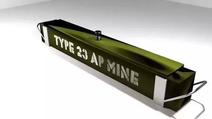 Landmine Full Width Mine 3D model