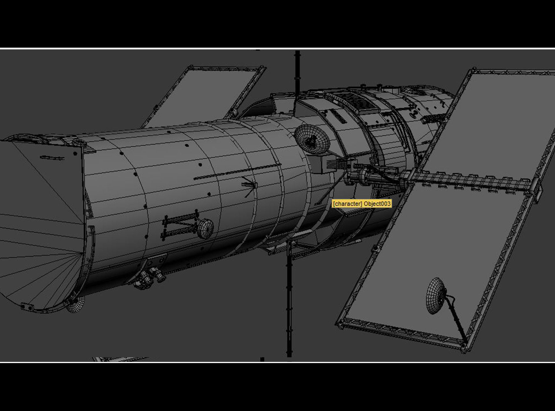 Hubble Telescope 3D model_3
