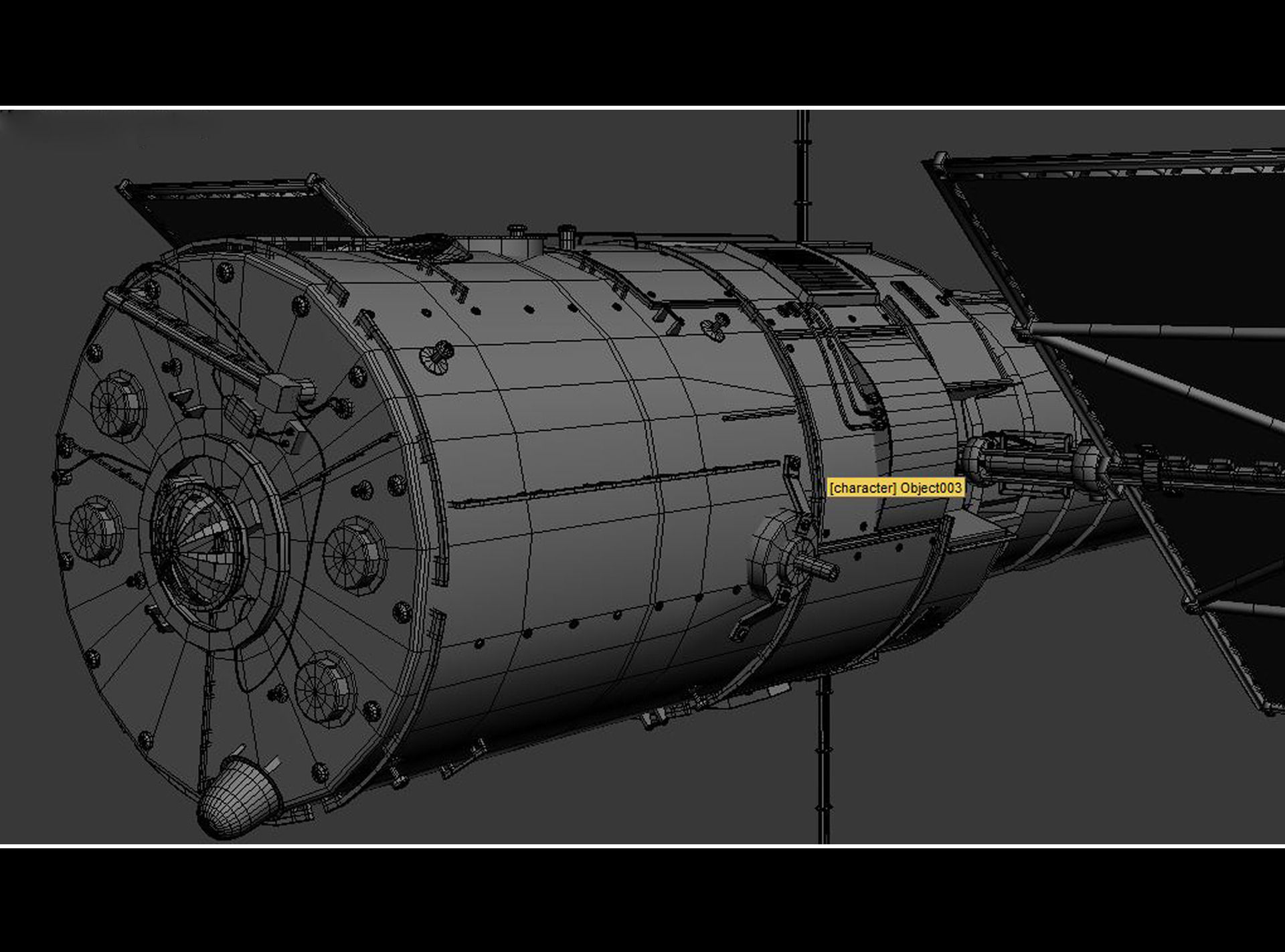 Hubble Telescope 3D model_5