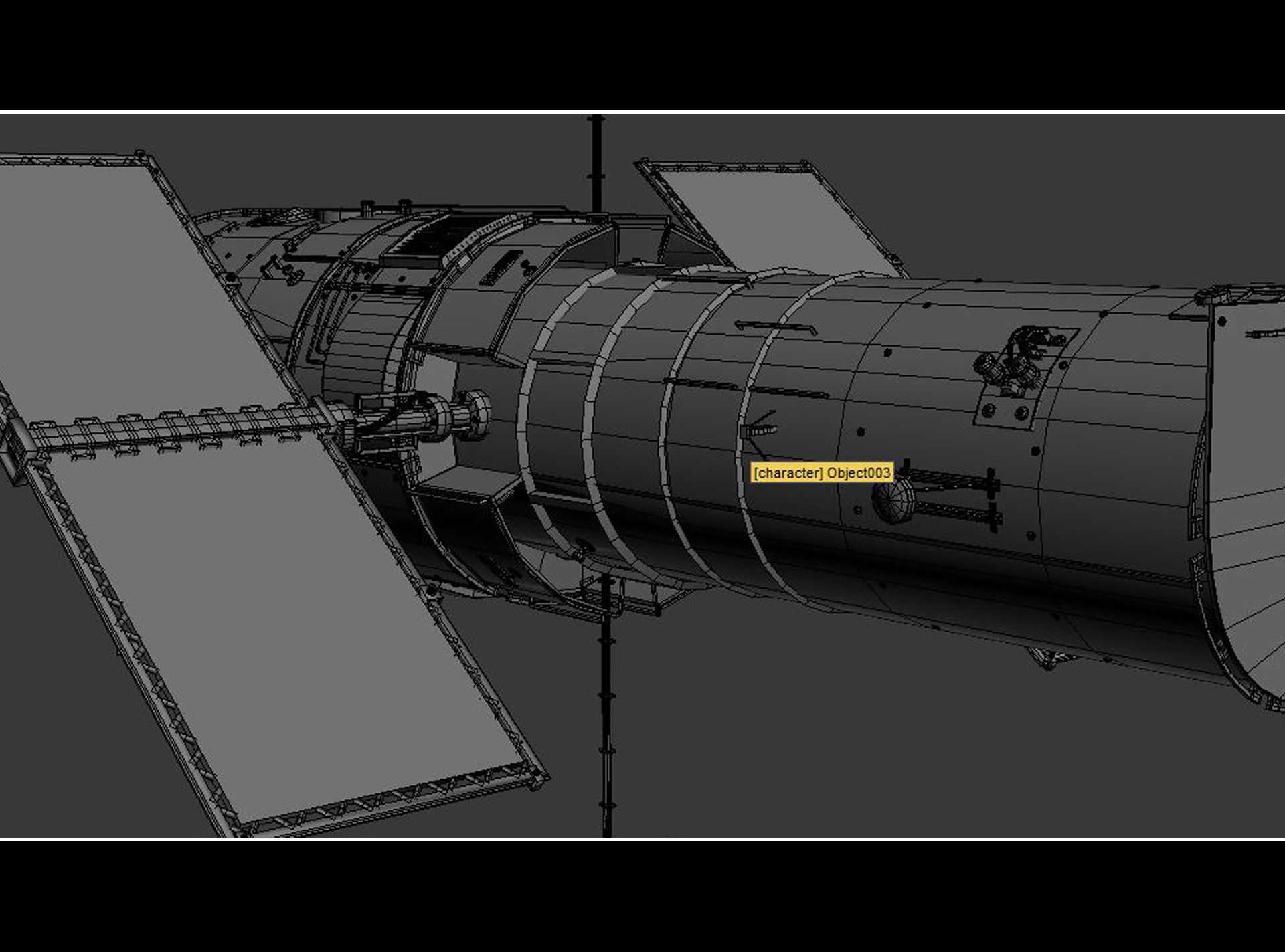 Hubble Telescope 3D model_4