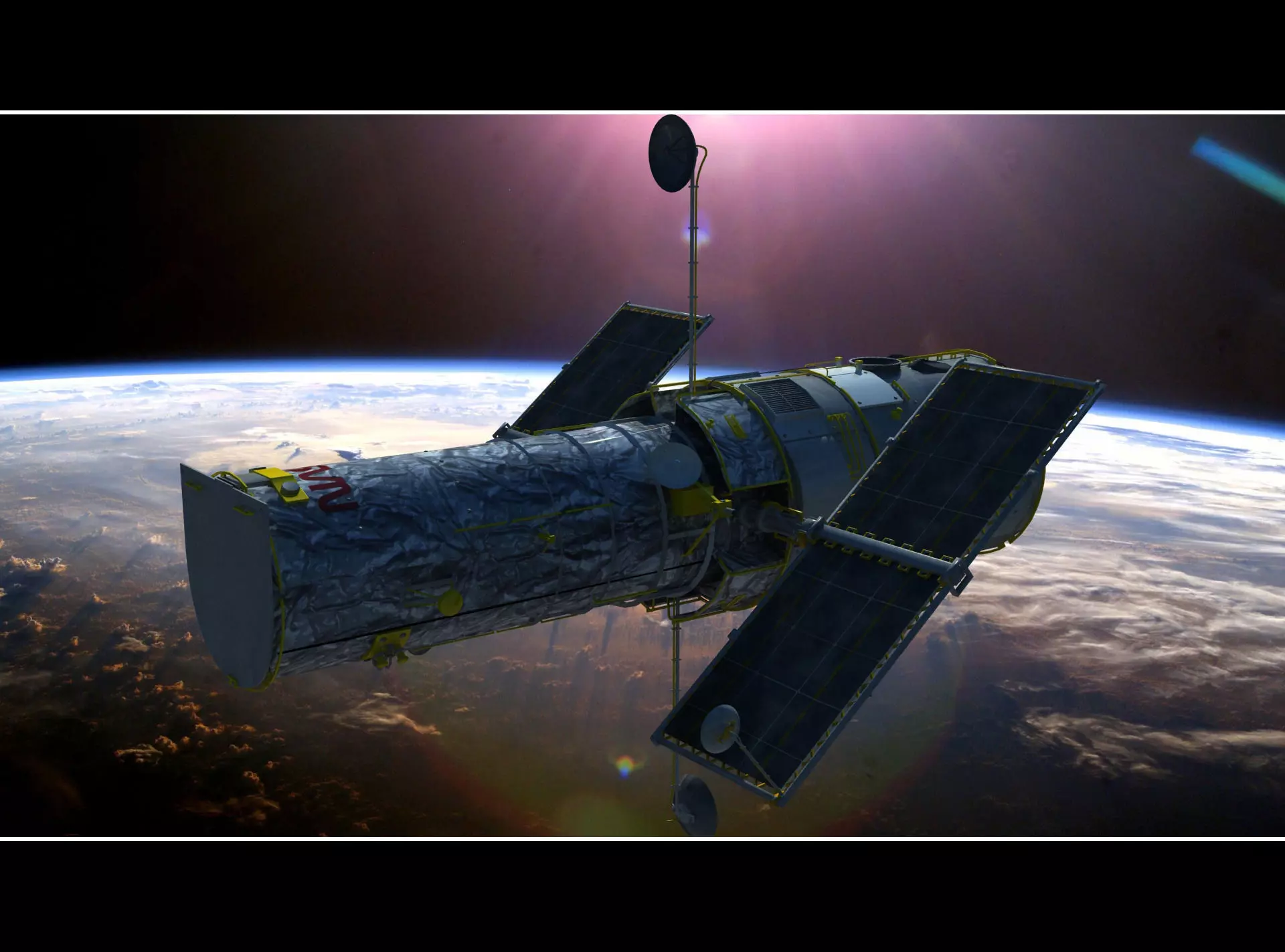 Hubble Telescope 3D model_0