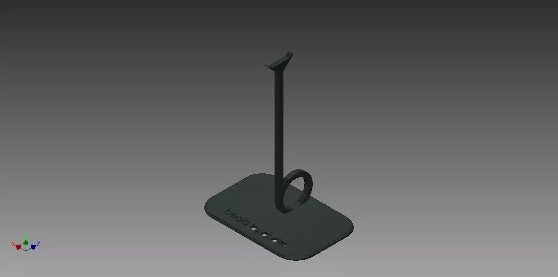 Beats By Dr Dre Wireless Headphone Stand 3D print model