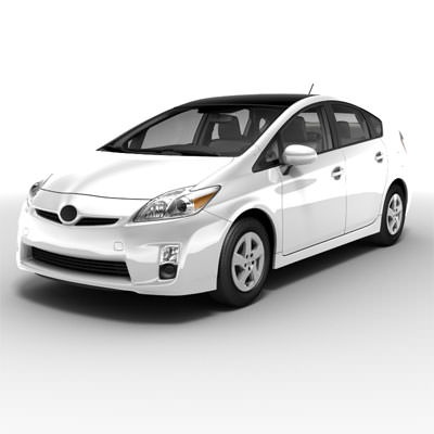 Toyota Prius 2010 3D model_8