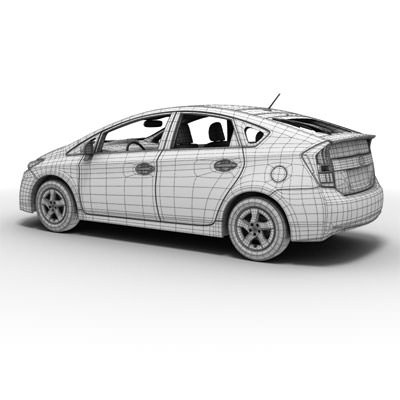 Toyota Prius 2010 3D model_11