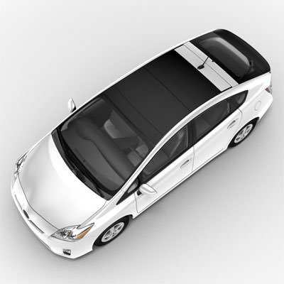 Toyota Prius 2010 3D model_9
