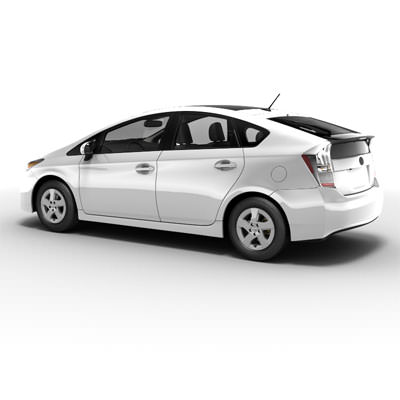 Toyota Prius 2010 3D model_7