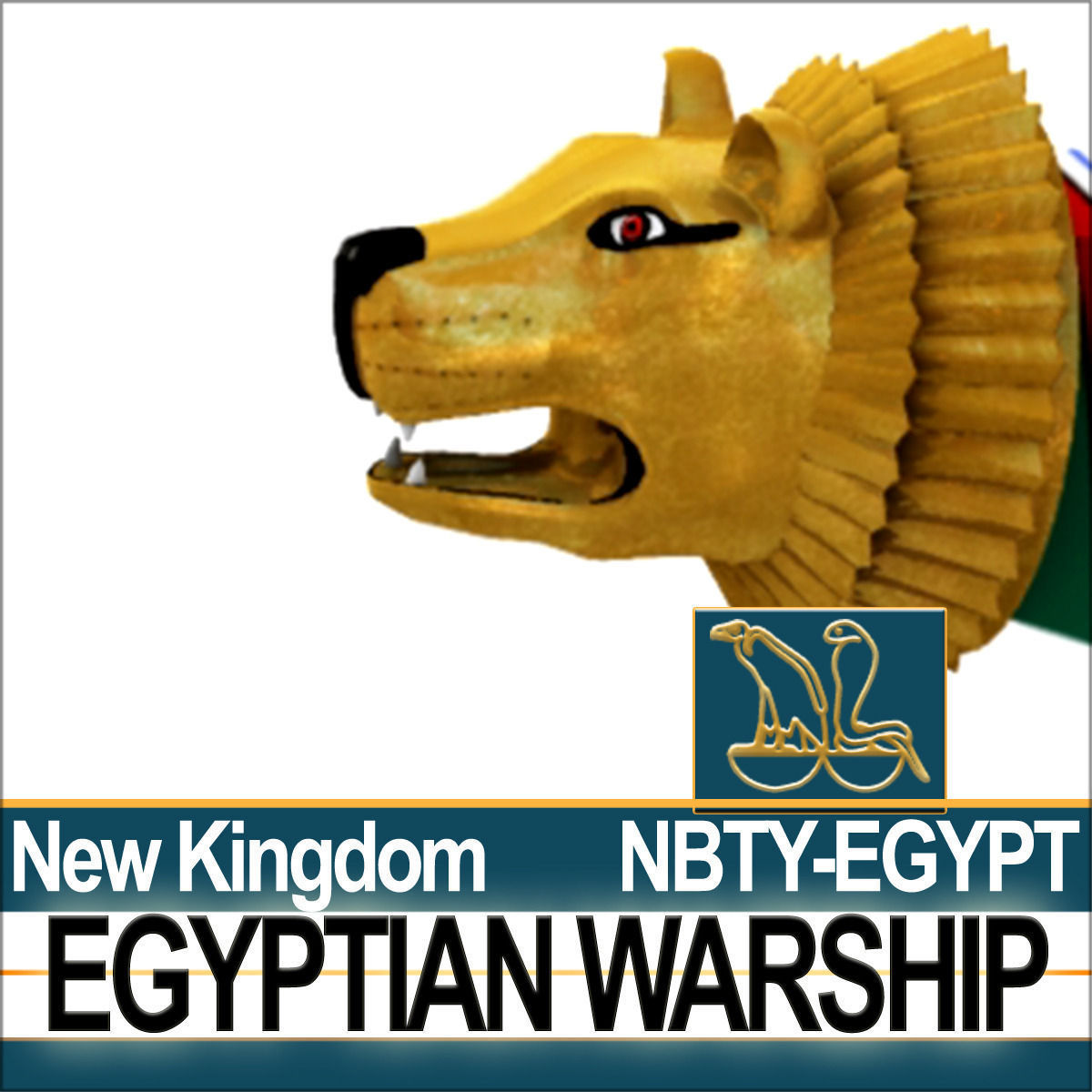 Ancient Egypt Warship Kepnet NK 3D model_3