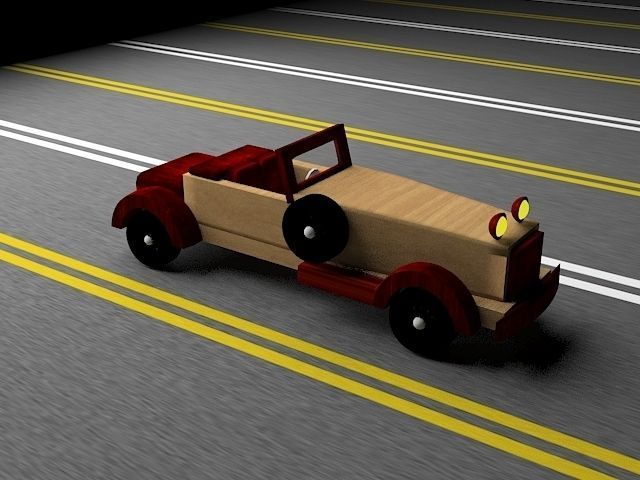 Toy Car Free low-poly 3D model