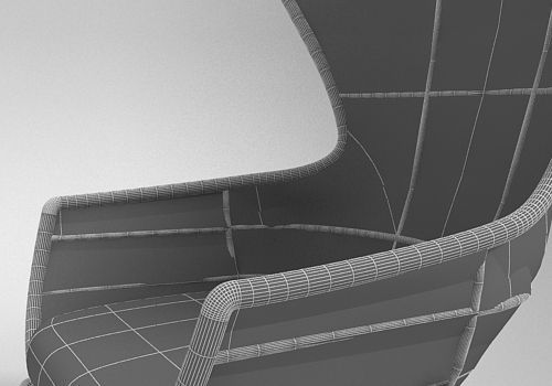Crinoline C5P Armchair BeB Italia Free 3D model_3