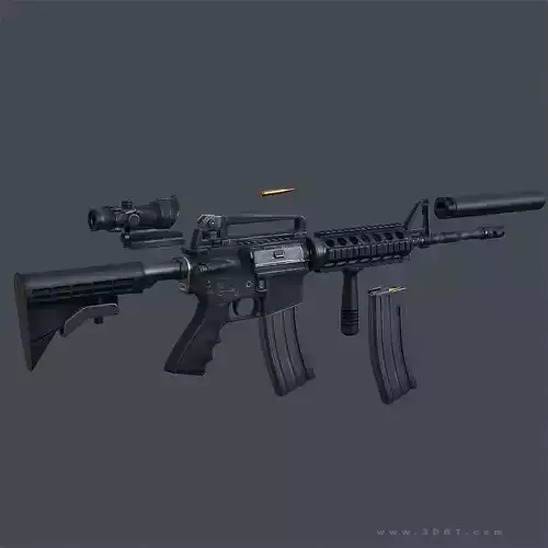 3DRT - Modern Firearms Animated - M4 Carbine
