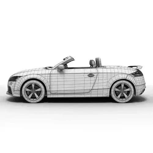 Audi TT RS Roadster 2010 3D model