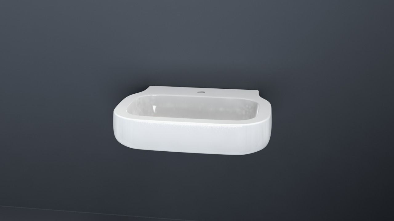 Bathroom sinks  collection volume 1 Low-poly 3D model_1