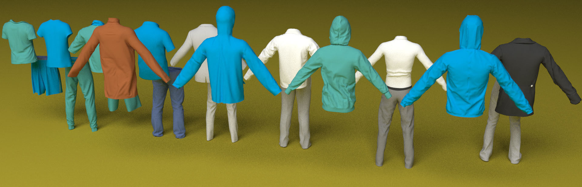 Male Clothes 3D model_1