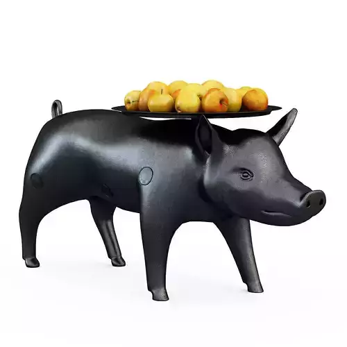 MOOOI pig on plate