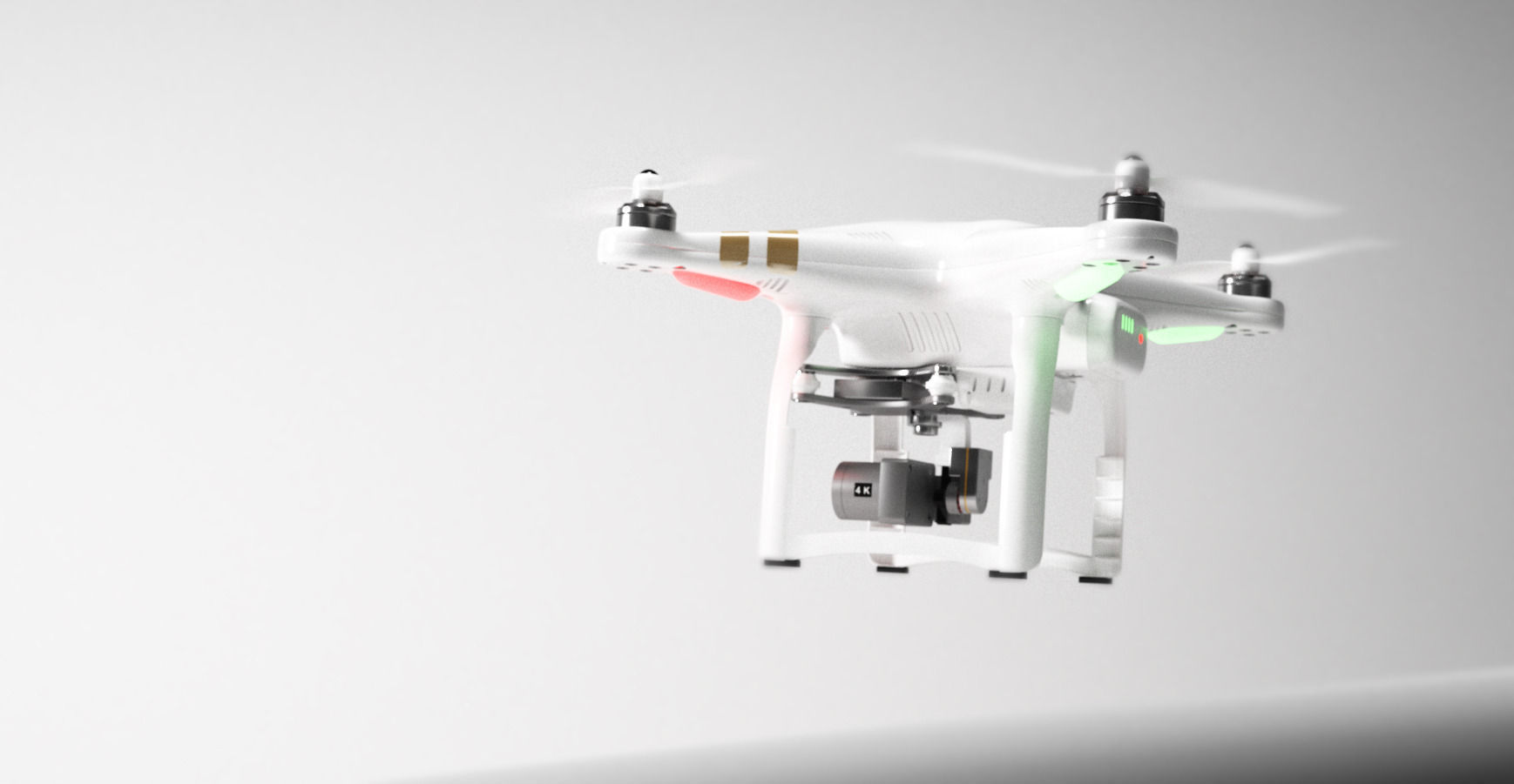 DJI Phantom3 Professional 3D model_6