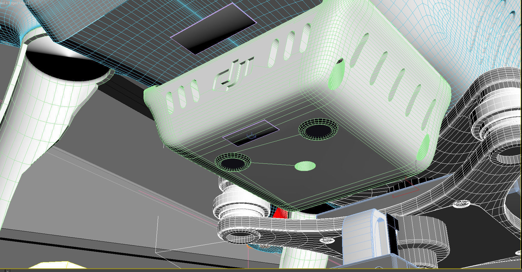 DJI Phantom3 Professional 3D model_13