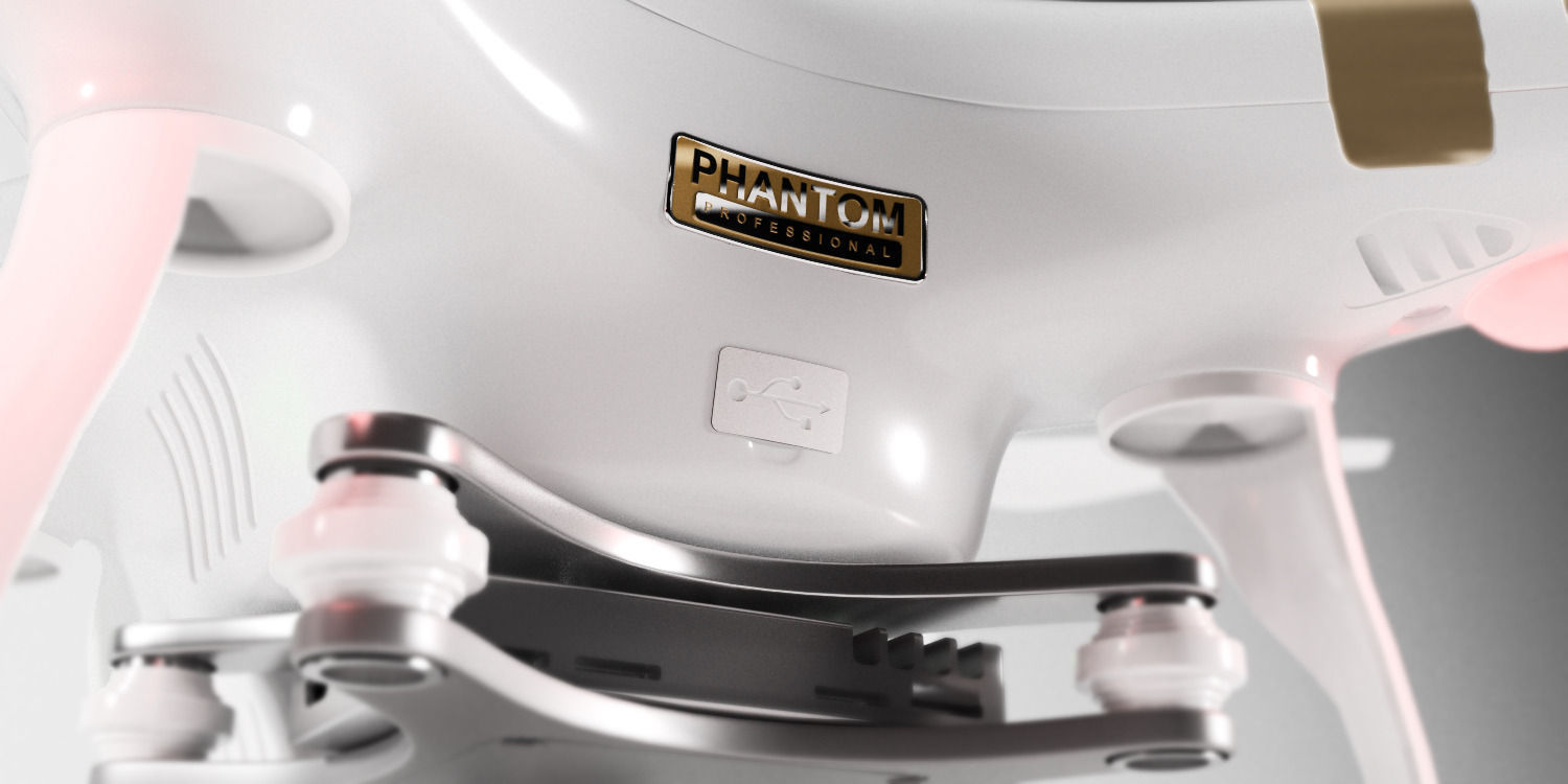 DJI Phantom3 Professional 3D model_4