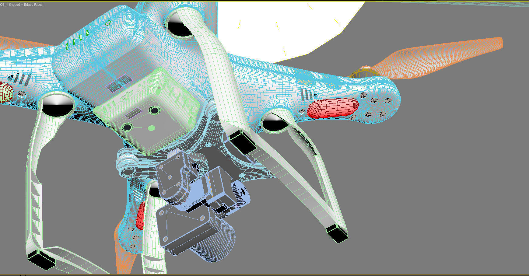 DJI Phantom3 Professional 3D model_12