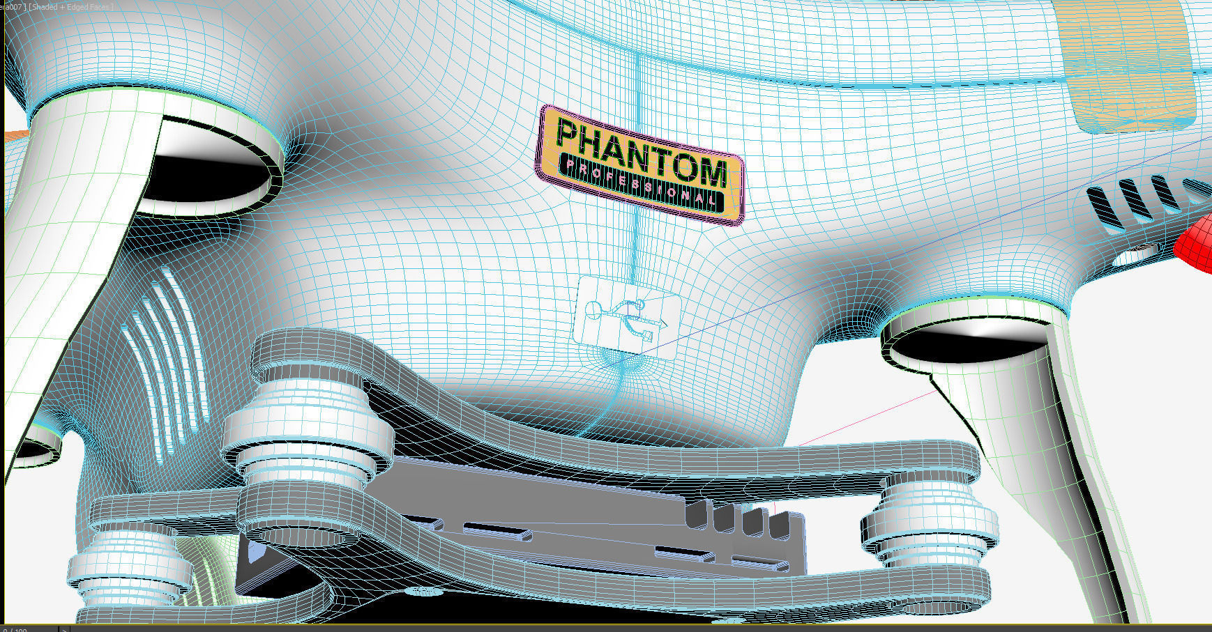 DJI Phantom3 Professional 3D model_14