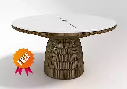Crinoline Table BeB Free 3D model