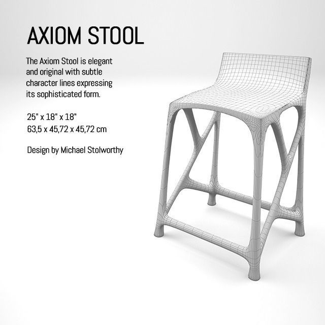 Axiom Stool 3D model_9
