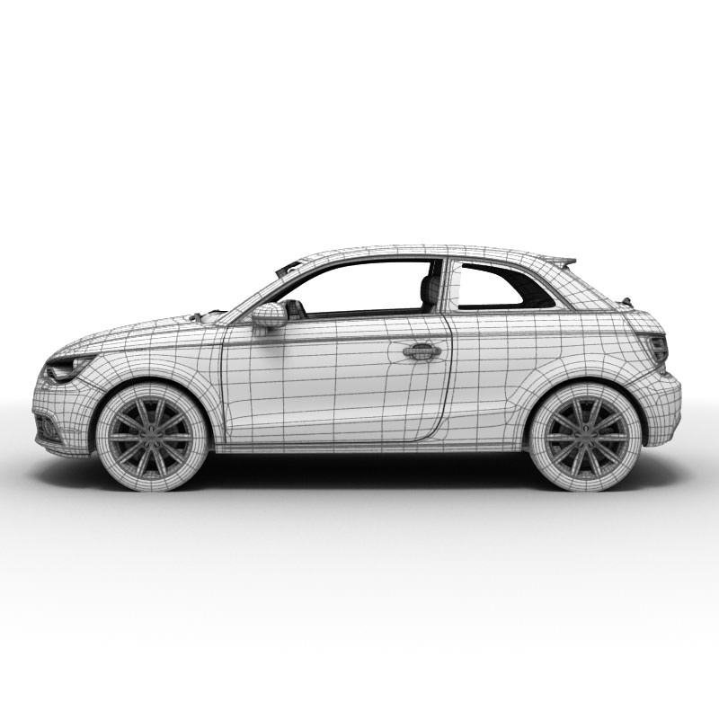 Audi A1 2010 3D model_5