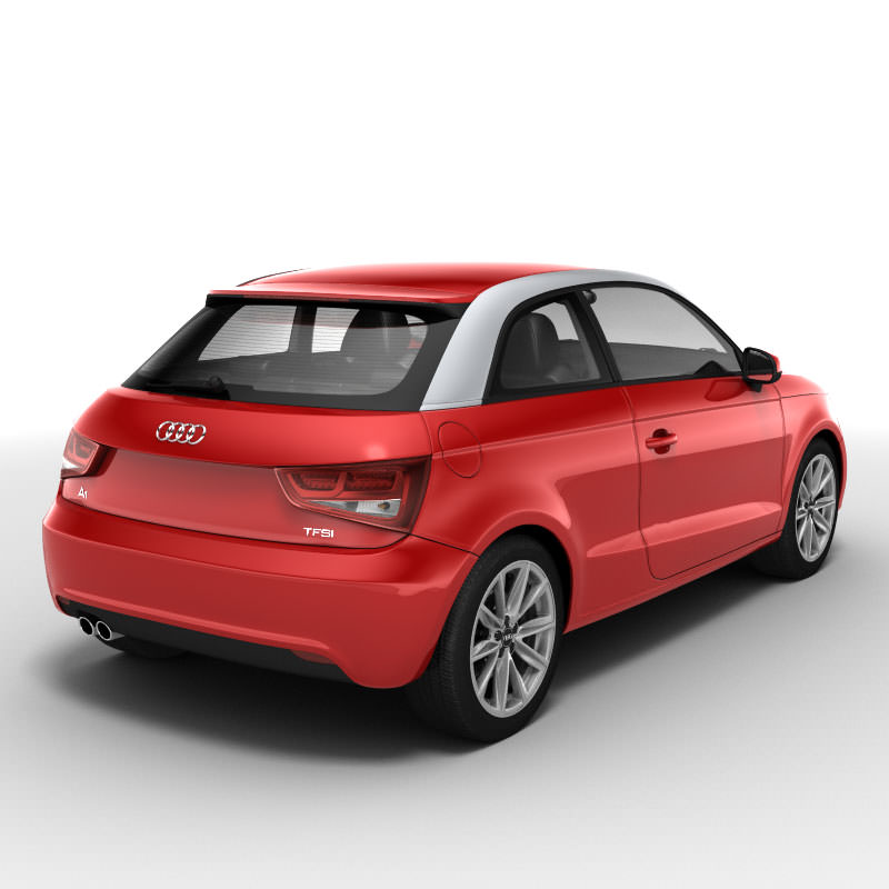 Audi A1 2010 3D model_2