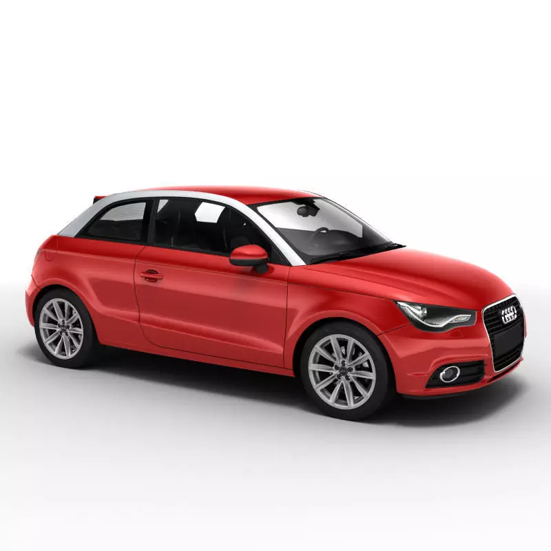 Audi A1 2010 3D model_0