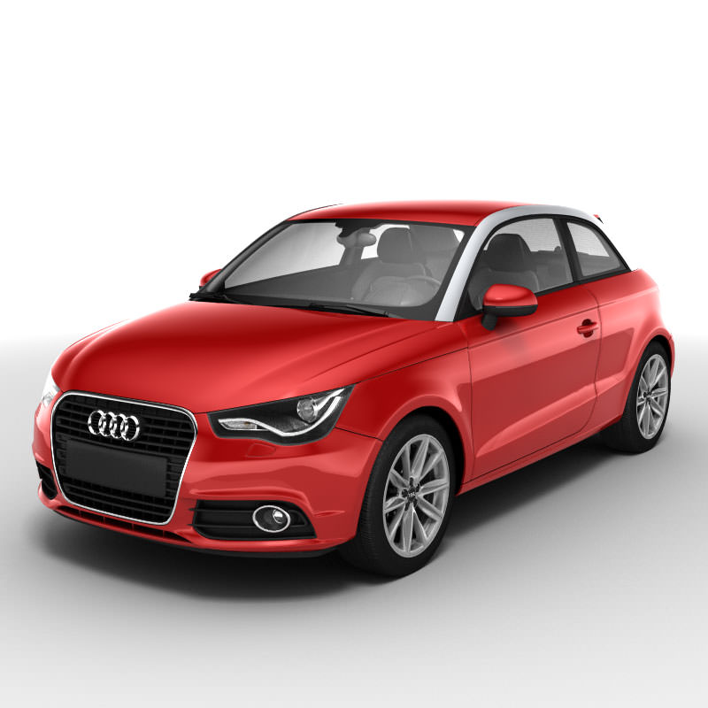 Audi A1 2010 3D model_4