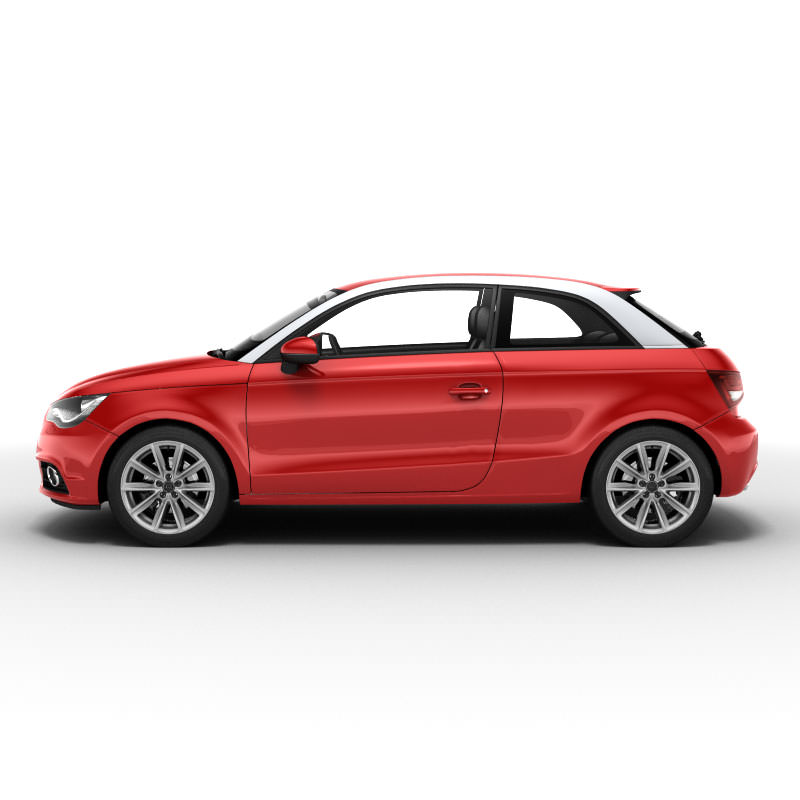 Audi A1 2010 3D model_9