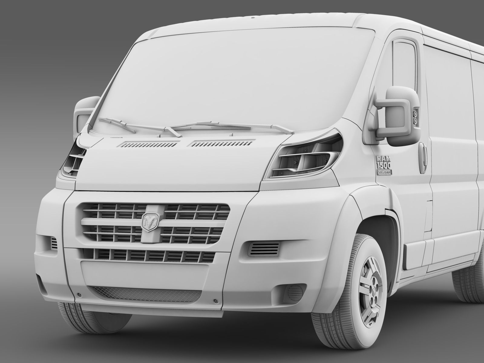 Ram Promaster Cargo 1500 LR 118WB 2015 3D model_14