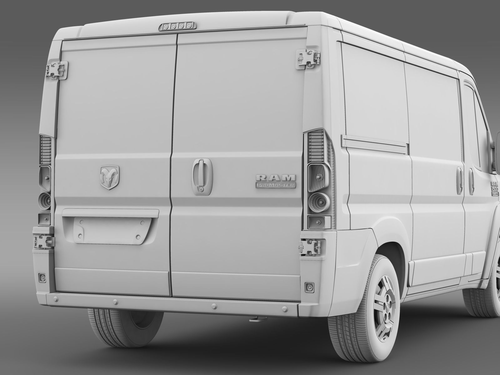 Ram Promaster Cargo 1500 LR 118WB 2015 3D model_15