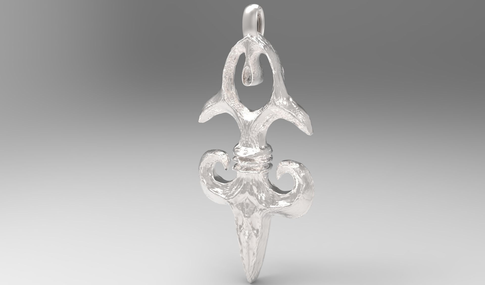 Unique Celtic Pendant 3D print model_3