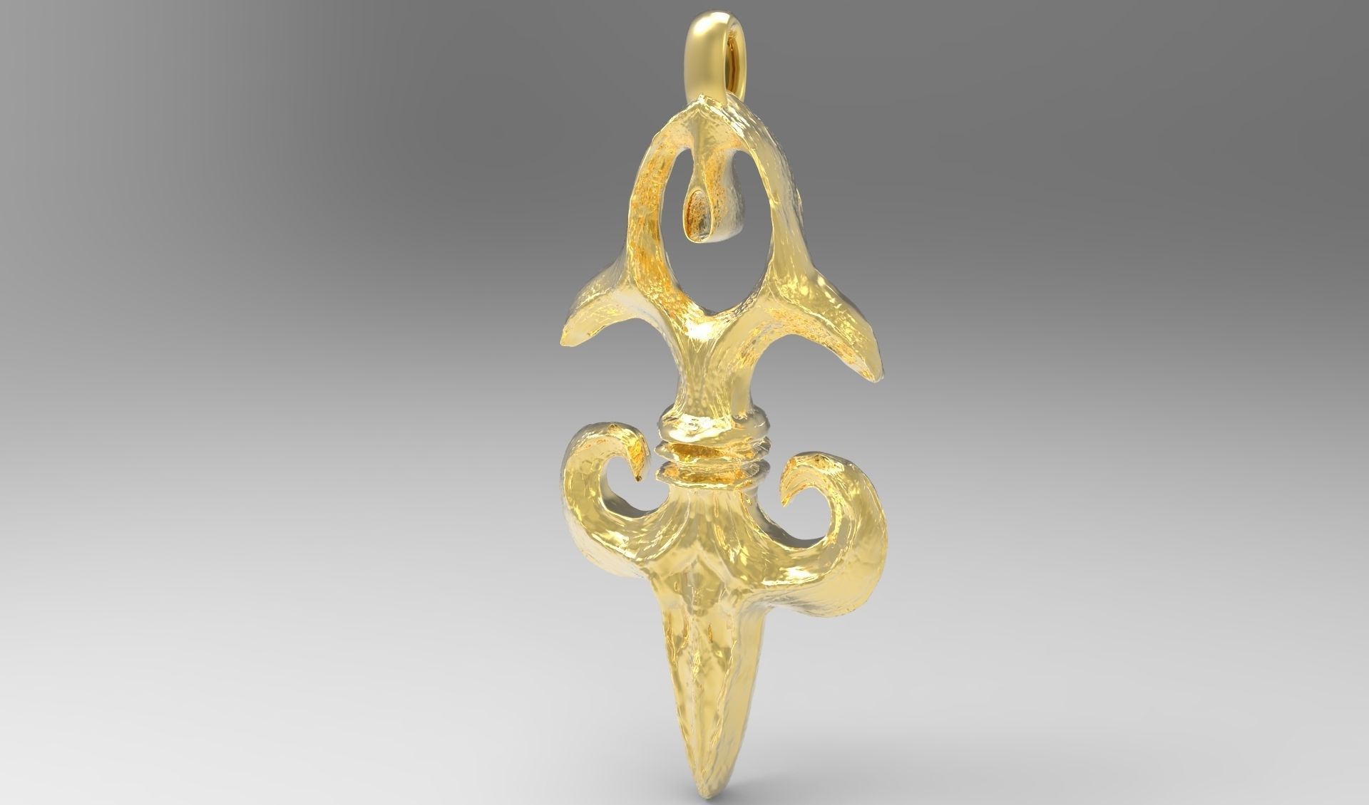 Unique Celtic Pendant 3D print model_2