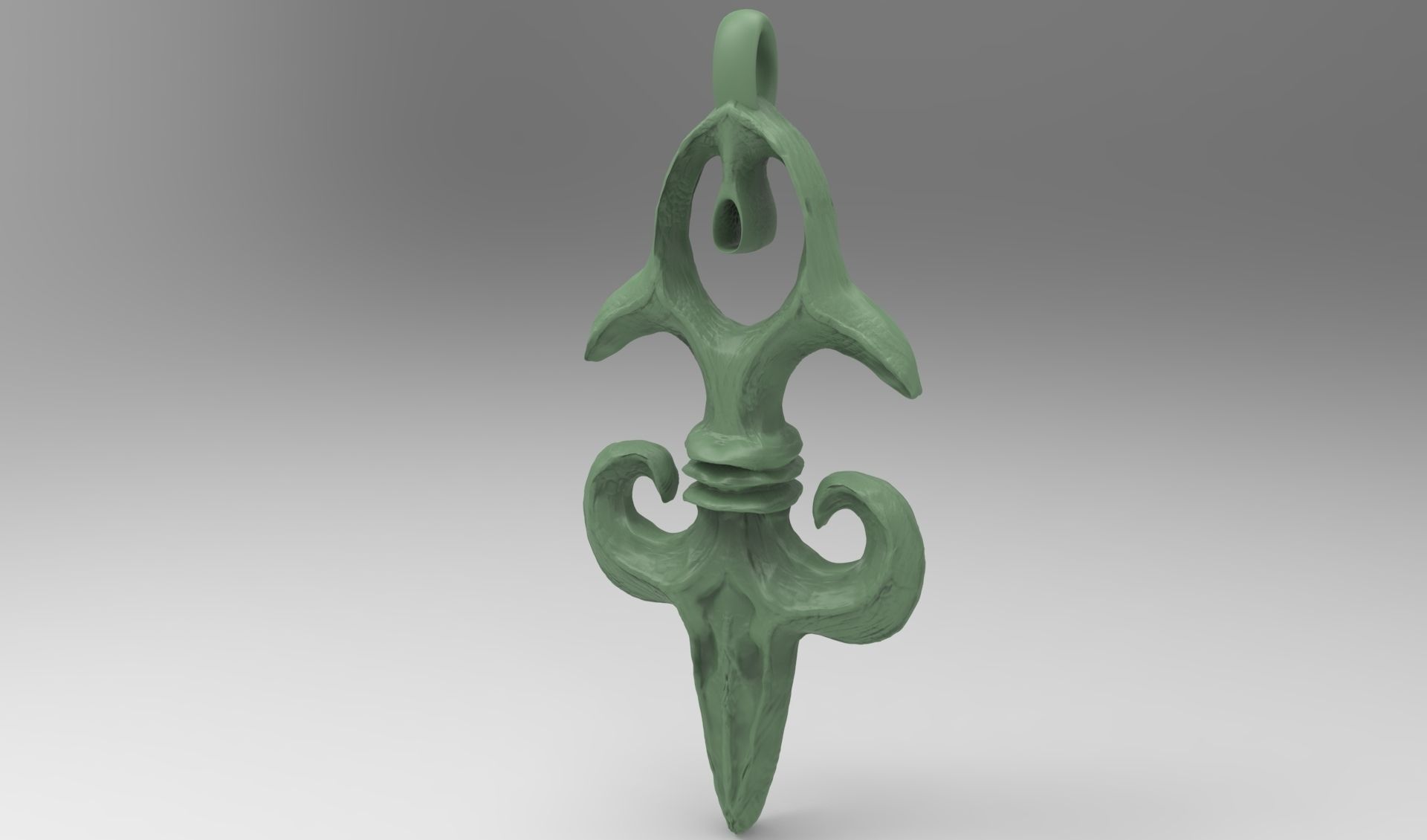 Unique Celtic Pendant 3D print model_1