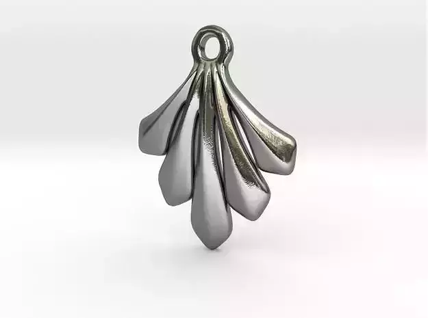 Leaf shape pendant 3D print model